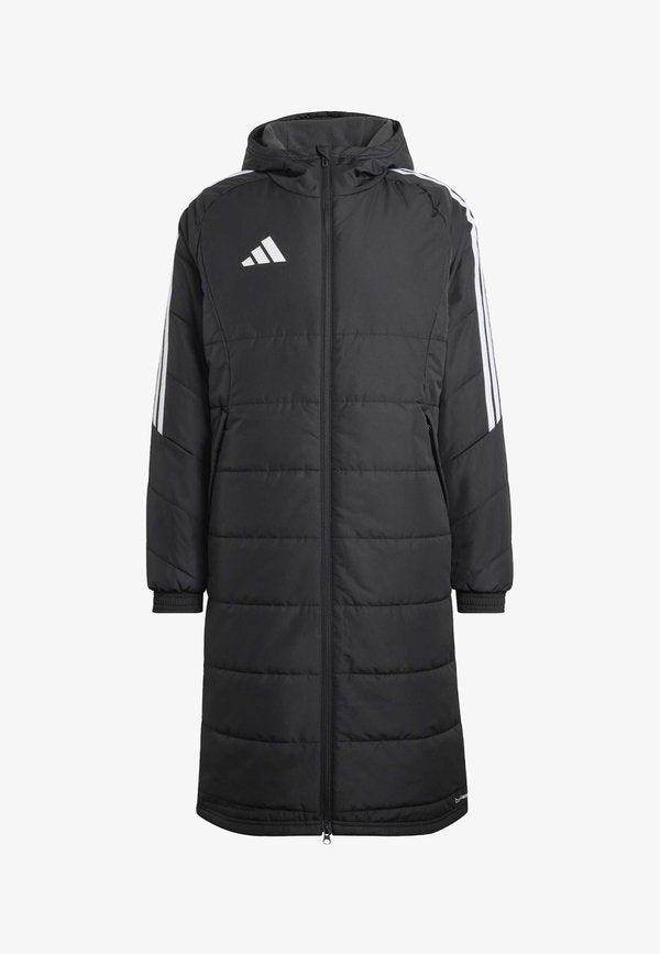adidas Performance TIRO26 LONG COAT - Winter coat - black/white