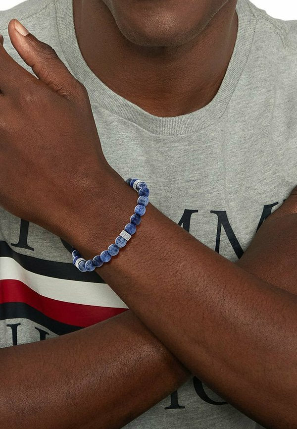 Tommy Hilfiger FARBSTEIN - Bracelet - blau