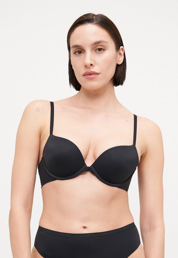 Calvin Klein Underwear PUSH UP PLUNGE PERFECTLY FIT - Push-up bra - black