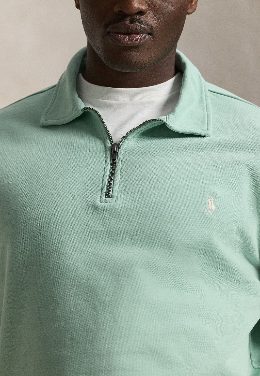 Polo Ralph Lauren Big & Tall LOOPBACK QUARTER-ZIP SWEATSHIRT