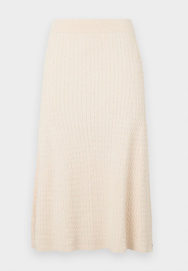 Tommy Hilfiger FINE CABLE KNIT MIDI A-LINE SKIRT