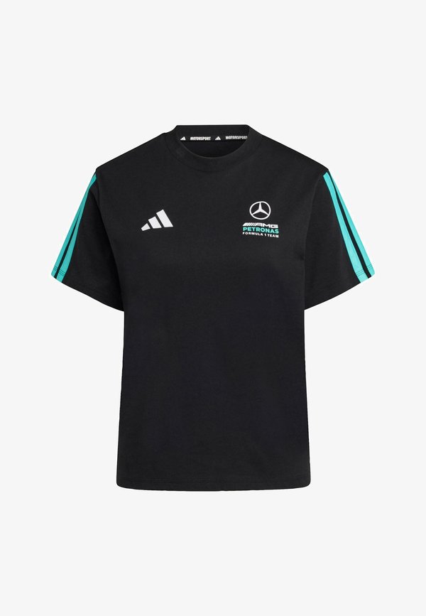 adidas Performance TEE - Club wear - black   semi mint rush