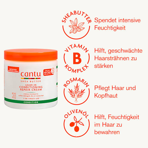 Leave-In Haarkur Repair Creme cantu