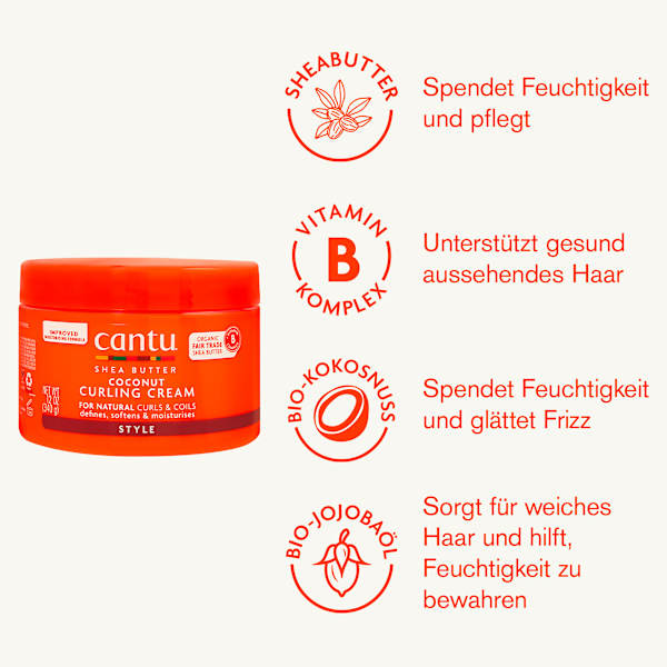 Lockencreme Kokos cantu