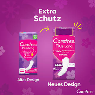 Slipeinlage Plus Long ohne Duft Carefree