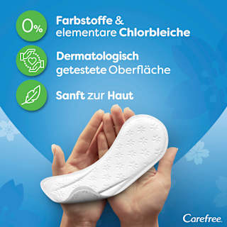 Slipeinlagen Cotton Feel Flexiform mit Frischeduft Carefree