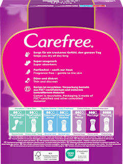 Slipeinlagen Plus Large ohne Duft Carefree