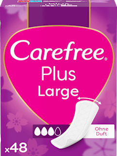 Slipeinlagen Plus Large ohne Duft Carefree