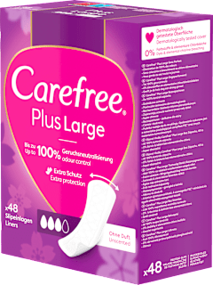 Slipeinlagen Plus Large ohne Duft Carefree