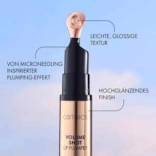 Aufpolsternder Lipgloss Glass Cloud Volume Shot Lip Plumper C010 Glass Glow CATRICE