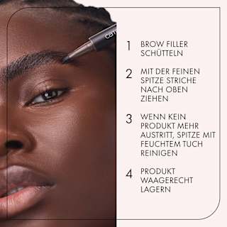 Augenbrauenstift Feather Brow Filler Waterproof 020 Medium Brown CATRICE