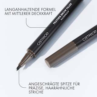 Augenbrauenstift Feather Brow Filler Waterproof 030 Soft Black CATRICE