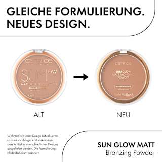Bronzing Puder Sun Glow Matt 030 Medium Bronze CATRICE