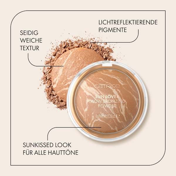 Bronzing Puder Sun Lover Glow 010 Sun Kissed  CATRICE
