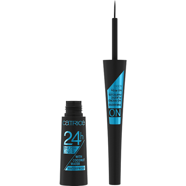 Eyeliner 24h Brush Liner Waterproof 010 Ultra Black CATRICE