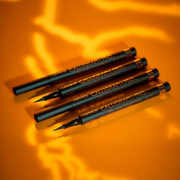 Eyeliner Calligraph Pro Precise 24h Matt Waterproof 010 Intense Black CATRICE