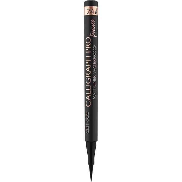 Eyeliner Calligraph Pro Precise 24h Matt Waterproof 010 Intense Black CATRICE