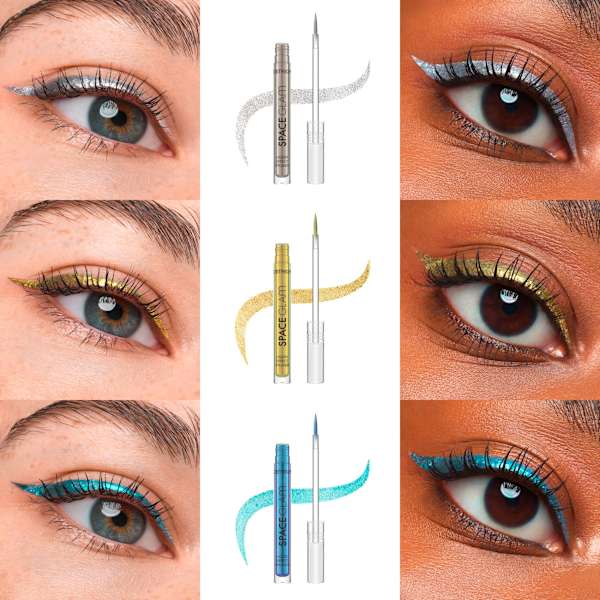 Eyeliner Space Glam Liquid Effect 010 Moonstone Metallic CATRICE