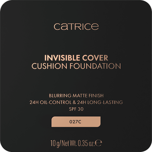 Foundation Cushion Invisible Cover 027C CATRICE