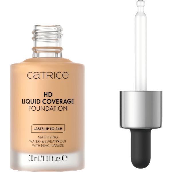 Foundation Liquid HD Coverage 034 Medium Beige CATRICE