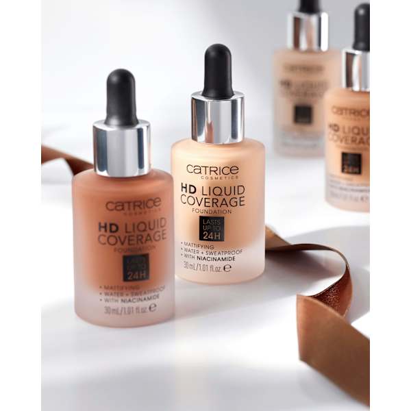 Foundation Liquid HD Coverage 034 Medium Beige CATRICE
