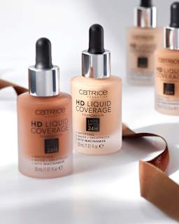 Foundation Liquid HD Coverage 034 Medium Beige  CATRICE