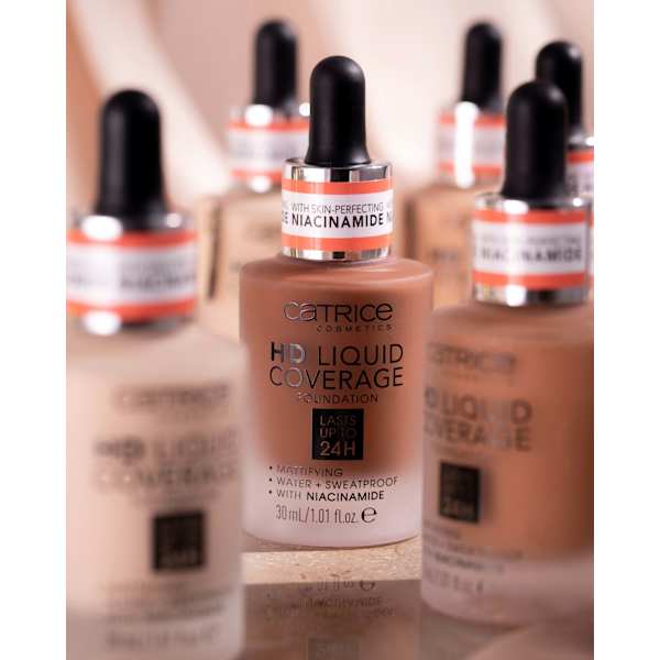 Foundation Liquid HD Coverage 034 Medium Beige  CATRICE