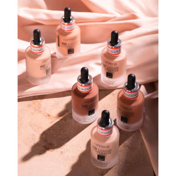 Foundation Liquid HD Coverage 034 Medium Beige  CATRICE