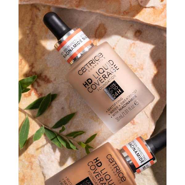 Foundation Liquid HD Coverage 034 Medium Beige  CATRICE