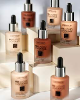 Foundation Liquid HD Coverage 034 Medium Beige  CATRICE