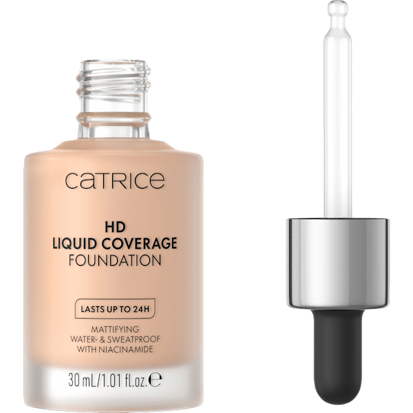 Foundation Liquid HD Coverage 20 Rose Beige CATRICE