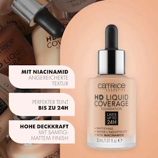 Foundation Liquid HD Coverage 30 Sand Beige  CATRICE