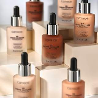 Foundation Liquid HD Coverage 40 Warm Beige  CATRICE