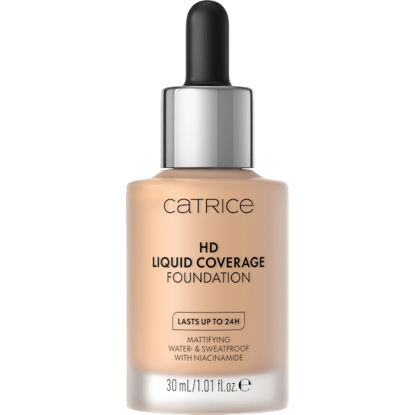 Foundation Liquid HD Coverage 40 Warm Beige CATRICE