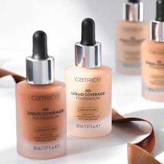 Foundation Liquid HD Coverage 40 Warm Beige  CATRICE