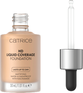 Foundation Liquid HD Coverage 40 Warm Beige  CATRICE
