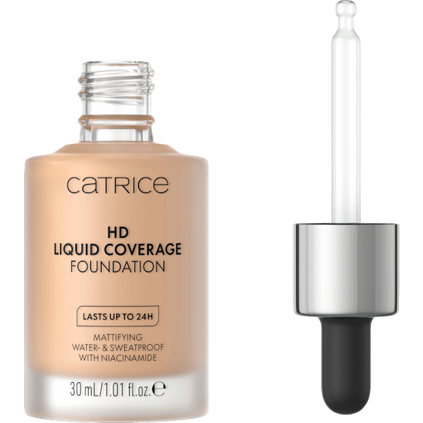Foundation Liquid HD Coverage 40 Warm Beige CATRICE