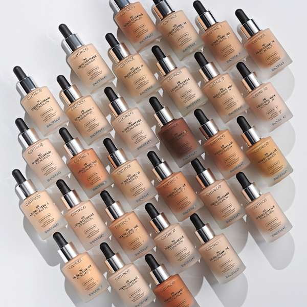Foundation Liquid HD Coverage 40 Warm Beige  CATRICE