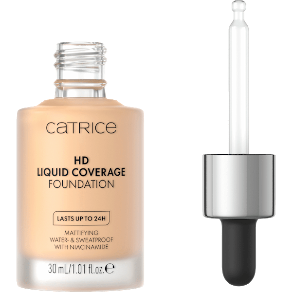 Foundation Liquid HD Coverage Waterproof 005 Ivory Beige CATRICE