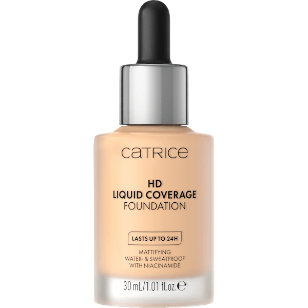 Foundation Liquid HD Coverage Waterproof 005 Ivory Beige CATRICE