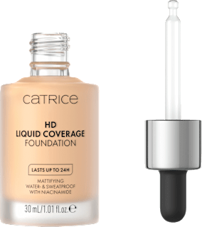 Foundation Liquid HD Coverage Waterproof 005 Ivory Beige CATRICE