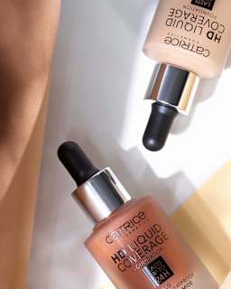 Foundation Liquid HD Coverage Waterproof 032 Nude Beige CATRICE