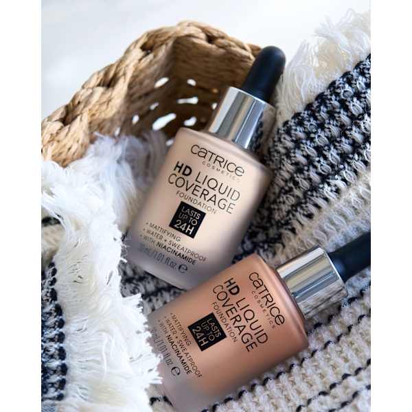 Foundation Liquid HD Coverage Waterproof 032 Nude Beige CATRICE