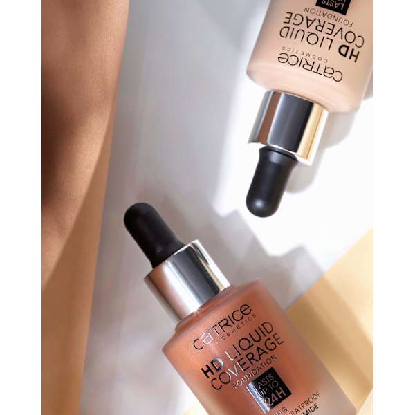 Foundation Liquid HD Coverage Waterproof 032 Nude Beige CATRICE