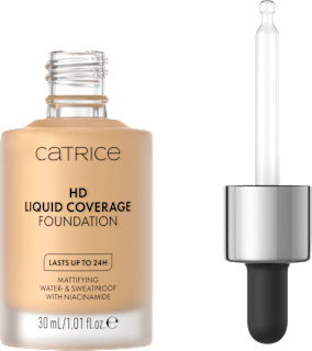 Foundation Liquid HD Coverage Waterproof 035 Natural Beige CATRICE