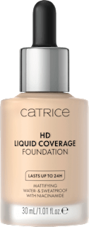 Foundation Liquid HD Coverage Waterproof 10 Light Beige CATRICE