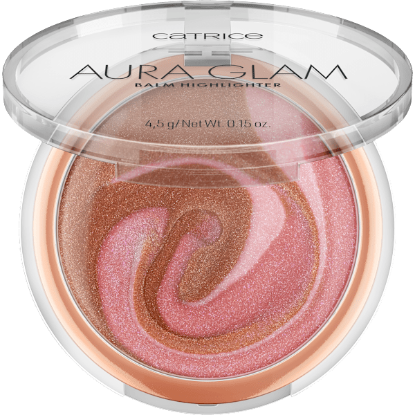 Highlighter Aura Glam Balm 010 A Swirl Of Rose CATRICE