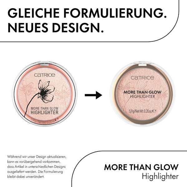 Highlighter More Than Glow 020 Supreme Rose Beam CATRICE