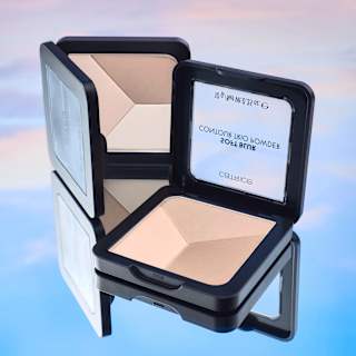 Kontur Puder Glass Cloud Soft Blur Contour Trio Powder C010 Cool Harmony CATRICE