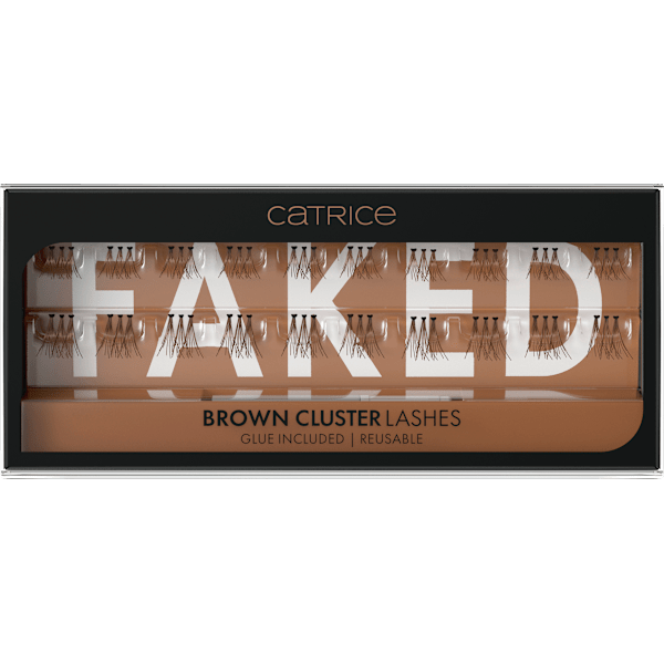 Künstliche Wimpern Faked Brown Cluster Lashes CATRICE